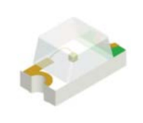 Dioda LED SMD żółto-zielona, 2-Pin, 2 V, 140°, Dialight