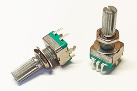 EC-11 przełącznik obrotowy enkoder 30 impulsowy + switch, pionowy
