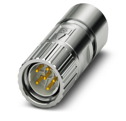 Złącze wielostykowe przemysłowe 6-pinowe M23 Montaż na kablu Wtyczka Phoenix Contact