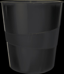 52781095 WOW waste paper basket, 15 l, black