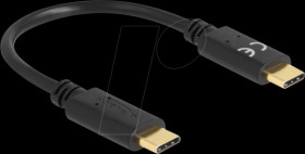 85356 Charging cable, USB-C -> C, E-marker, 5 A, 15 cm