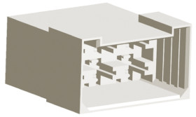 Obudowa do konektorów zaciskanych Wypust 6-pinowe Naturalny 32.4mm