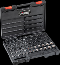 V7920 Steckschlüsselsatz, T-Plus, 75-teilig