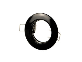 LED line Oprawa sufitowa okrągła odlew czarna