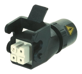 Wzmocnione złącze zasilania 3-pinowe HARTING 10A 400 V Żeński