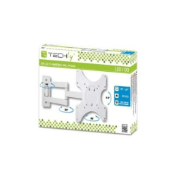 Uchwyt Ścienny TV LED/LCD 19-37 cali 25kg Obrotowy Biały