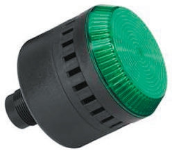 Zestaw sygnalizatorów akustycznych i lamp sygnalizacyjnych 24 V ac/dc Zielony AC, DC Montaż panelowy 103dB