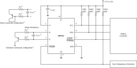 High accuracy remote and local temperature sensor with pin-programmable bus address