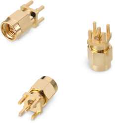 Złącze koncentryczne Montaż na płytce drukowanej Męski typ złącza Złącze SMA 18GHz Lutowane