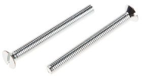 Śruby maszynowe M4 łeb z łbem stożkowym Stalowe długość 40.0mm skok 0.70mm