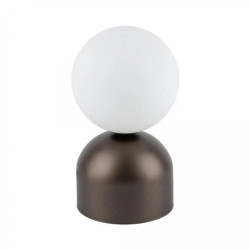 Lampka nocna z kulistym, szklanym kloszem MIKI BROWN 16043 TK Lighting