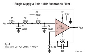 28MHz, 12V/µs, Single Supply Quad Precision Op Amps