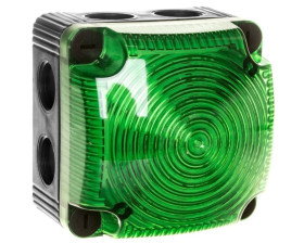 Sygnalizator ostrzegawczy zielony 115-230V AC LED stały IP66 853.200.60