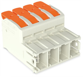 Złącze PCB 4 -pinowe raster 10.16mm Męski Wago