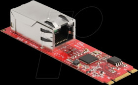 62985 Network card, M.2, 2.5 Gigabit Ethernet, 1x RJ45