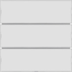 KNX e/s B.x Przycisk 3-kr z polem opisowym, diodami LED RGB i czujnikiem temperatury, do kolorów: biały i kremowy 80163780