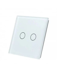 LIVOLO - PANEL SZKLANY PODWÓJNY- BIAŁY