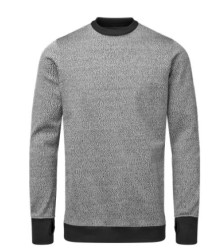 Sweter, 90-5113, Unisex, XL, Czarny/szary
