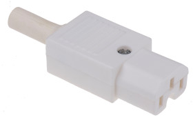 Złącze IEC IEC C15 Montaż na kablu Żeński 10A Prosty liczba bezp None Śruba Bulgin