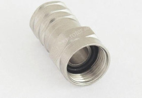 Wtyk F zaciskany RG6 z uszczelką
