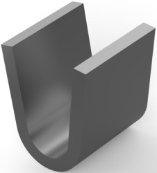 Crimp splice, uninsulated, AWG 12, black, 8.26 mm, 63130-3