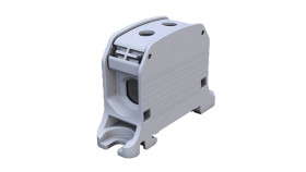 Złączka Szynowa Gwintowa Al/Cu Stb 50 (87310) Simblock Szary 81001002