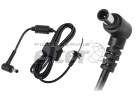 Wtyk zas. PIN 6,5/4,4 (19.5V/5.13A kątowy z kablem