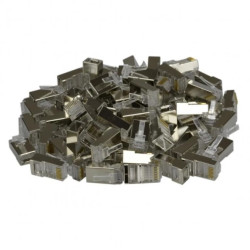 Wtyk modularny RJ45 8P8C kat.6 ekranowany FTP uniwersalny drut linka przelotowy NEKU opakowanie WORECZEK 100szt.