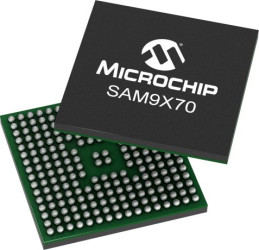 Mikrokontroler Microchip SAM9X72 TFBGA 240-pinowy Montaż powierzchniowy ARM926EJ-S 64 kB 32bit 800MHz SRAM