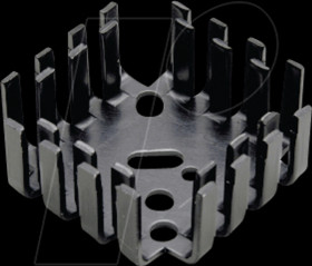 FK 223 SA-CB Heat sink 42mm 6.8 K/W black anodised
