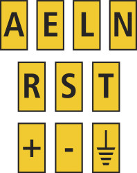 Oznaczniki kabli Zatrzask HellermannTyton zakres 0.8 → 2.2 ilość 200