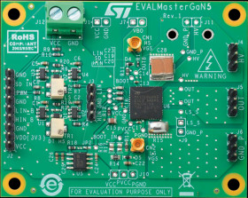 EVALMASTERGAN5 Demonstration board for MASTERGAN5, 650 V GaN HEMTs