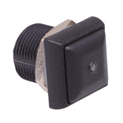 IRC3S422L0B APEM Blue LED Black Button Square 16mm Momentary NO Push Button Switch IP67