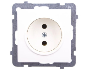 SONATA Gniazdo pojedyncze b/u ecru GP-1R/m/27