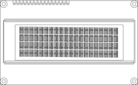 OLED-020N004A-BPP5N00000 20 x 4 Character OLED
