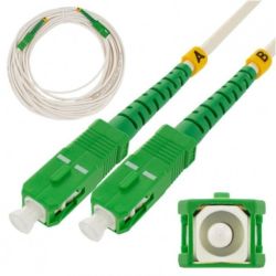 Patchcord światłowodowy FO SM SC/APC-SC/APC simplex 9/125 G.657A1 40m NEKU