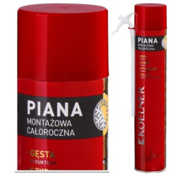 Piana poliuretanowa całoroczna Koelner RPS-K 660 ml - do montażu i uszczelniania w budownictwie