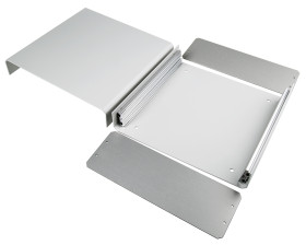 Obudowa urządzeń elektronicznych Aluminium wysokość zew: 90 mm szerokość zew: 260 mm długość zew: 250 mm IP40 250 x 260