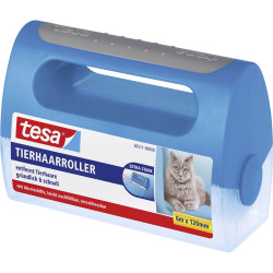 tesa 56511-00000-07 Lint Remover Blue Pet hair roller for large areas