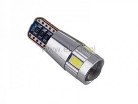 Żarówka samoch. LED 12V T10 3W biała zimna CANBUS