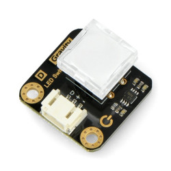 Gravity - LED Switch Blue - przycisk podświetlany diodą LED - niebieski - DFRobot DFR0789-B