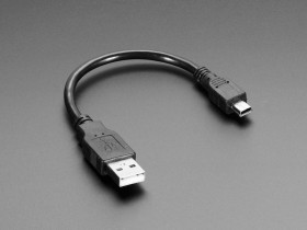 Adafruit USB cable - 6" A/MiniB