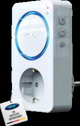 41573 Wireless receiver with plug-through connector and light ring