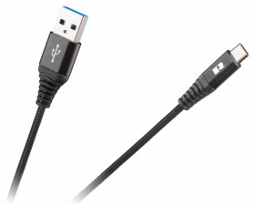 KABEL USB C REBEL 100 CM CZARNY