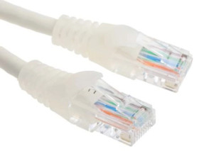 Kabel kat. 5e Nieosłonięty Biały 3m