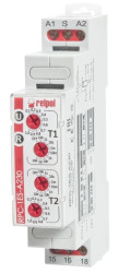 Przekaźnik czasowy 1P 1sek-10dni 230V AC 50/60 Hz opóźnione załączenie RPC-1ES-A230 863205 /24sz./