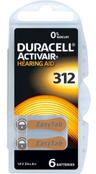 DA312/6 bateria powietrzna do aparatów słuchowych (6szt)