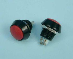 PBWC-12B 2A/250V 12mm RED PRZYCISK