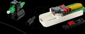 1509QAJA002C-E OpDAT FAST™ fiber optic connector kit, LC APC OS2, 20 pieces