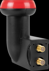 0400012 Universal twin LNB, 0.1 dB, 40 mm feed